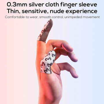 Premium ProGrip Ultra-Thin Anti-Sweat Gaming Finger Sleeves