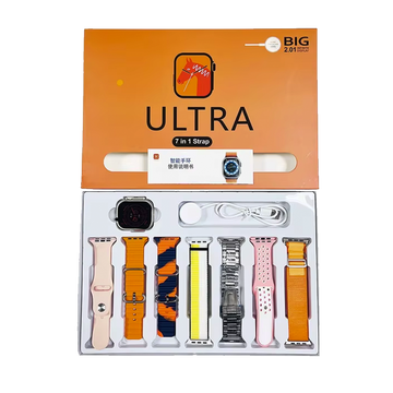 UltraX 7-in-1 Smartwatch – Multi-Strap Edition