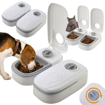 Smart Auto Pet Feeder – Timed Food Dispenser for Cats & Dogs