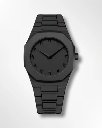 Black Arabic Dial Watch