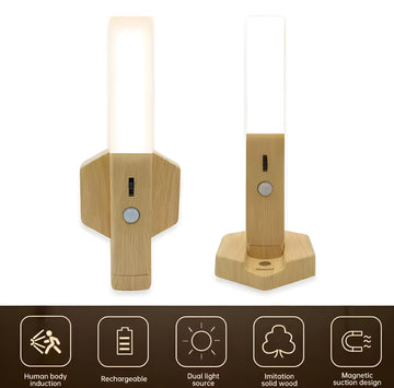 LumaWood Smart LED Night Lamp
