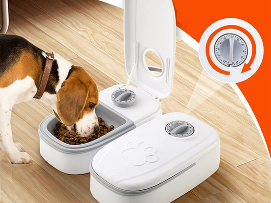 Smart Auto Pet Feeder – Timed Food Dispenser for Cats & Dogs